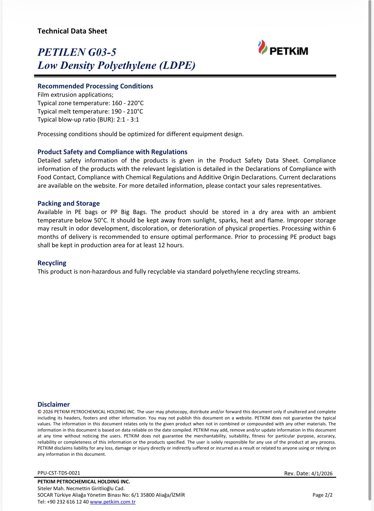 PETILEN G03-5 · Sayfa 2